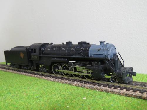 Lima HO 2-8-2 steam locomotive.