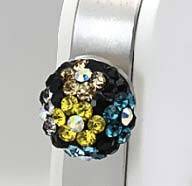 Colour Shamballa Crystal Bead Cell Phone Charm Dust Proof Plug Accessories