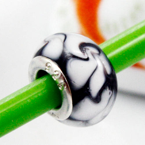 Hand Made European Lampwork Glass Charm Bead