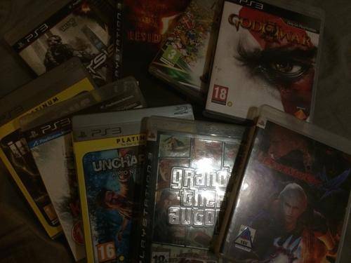 Playstation 3 (PS3) 9 Games (inFamous, God of War, Fifa, Resident Evil, Uncharted, Crysis+More)