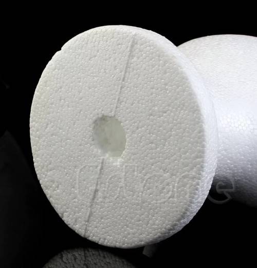 Styrofoam Head With Head Clamp Hole