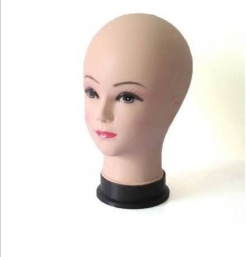 Mannequin Head With Head Clamp Hole