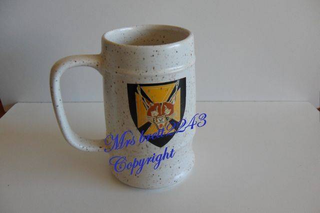 7 SOUTH AFRICAN INFANTRY BEER MUG (7 SAI) ~ MESSINA CERAMICS