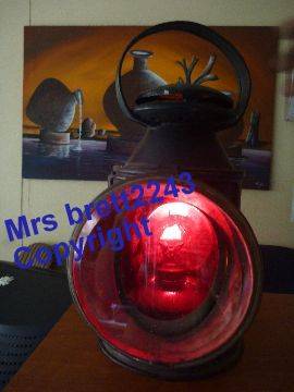 OLD Pair of Ships Oil Lamps~ WORKING Condition~Have  a peek!