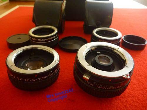 3 Tele Converter Lenses & 1 Auto Tele Extender