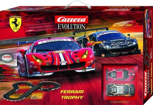 Ferrari Trophy Slot Car Racing Race Set NEW