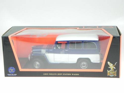 1955 Willys Jeep  Station Wagon bluewhite
