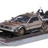 Delorean Time Machine Back To The Future 111 On The Rails