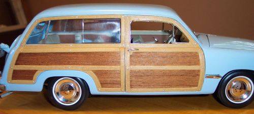 1949 FORD WOODY WAGON BLUE #30004