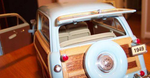 1949 FORD WOODY WAGON BLUE #30004