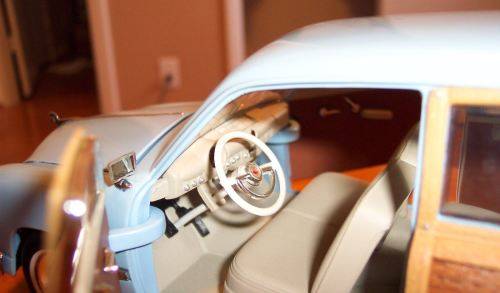 1949 FORD WOODY WAGON BLUE #30004