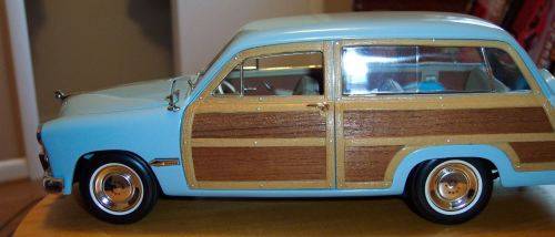 1949 FORD WOODY WAGON BLUE #30004