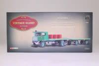 Sentinel Steam Wagon, Flatbed & Trailer, Morris`s Shrewsbury, Oil Drum Load