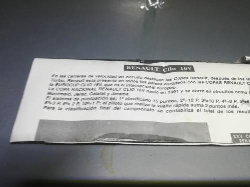 Ninco Renault Clio 16v, 50101