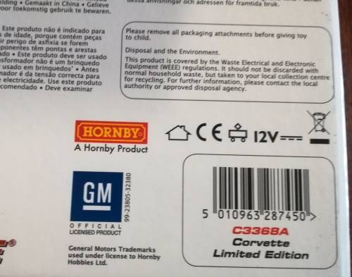 Corvette 60th anniversary 2-car set