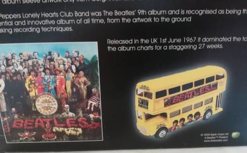 Sgt Peppers Lonely Hearts Album Cover Routemaster