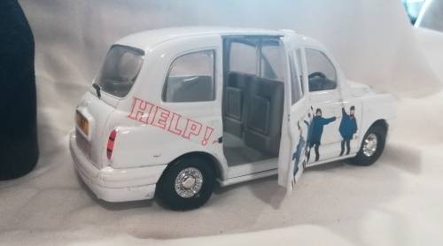 Beatles Help ,Album Cover Taxi Model