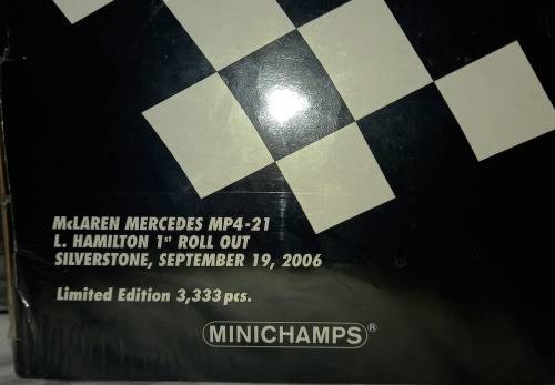 McLaren Mercedes MP4/21 - Lewis Hamilton - 1st Test Sept. 2006 Silverstone