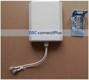 Broadband GSM/2G/3G/4G/LTE MIMO Panel Antenna 14dBi High Gain 2x N-Type Female Connectors (White)..!