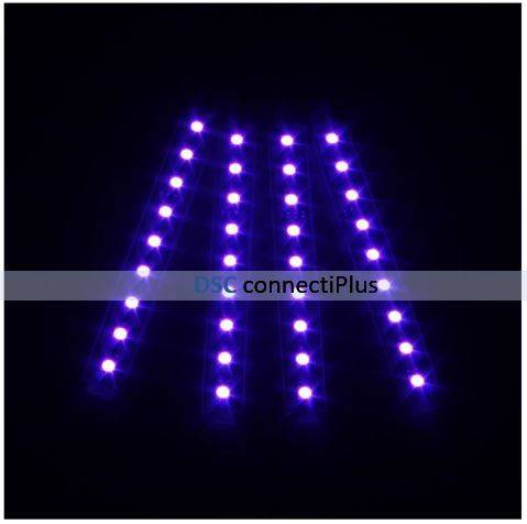 4 Pcs SMD 5050 Auto Car LED RGB Interior Floor Decorative Atmosphere Lights w/ Remote Control..!