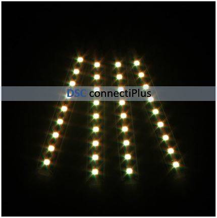 4 Pcs SMD 5050 Auto Car LED RGB Interior Floor Decorative Atmosphere Lights w/ Remote Control..!