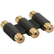 3 RCA Female to Female AV Adapter..!