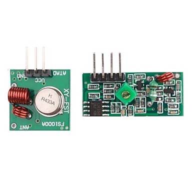 433MHz Superregeneration Wireless Transmitter Module (Burglar Alarm) and Receiver Module..!