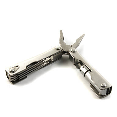 SALE> All in One Multifunctional Stainless Steel Knife Suit w/ LED Flashlight Multifunctional Tool