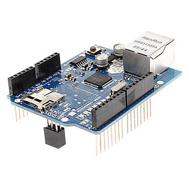 Ethernet W5100 Shield for Arduino  (Supports Micro SD Card)..!