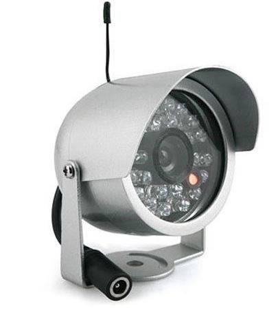 2.4GHz Wireless Outdoor/Indoor Color Audio IR Night Vision Intelligent Security Camera (Silver)..!