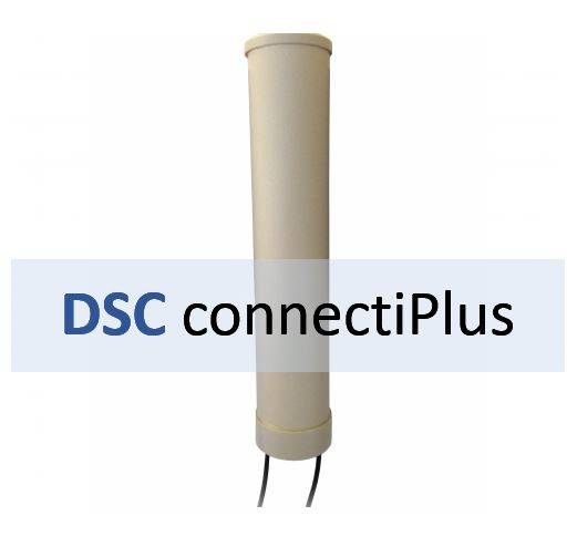 7dBi GSM/3G/4G/LTE Omnidirectional Dual MIMO Antenna with 2x 5m cables SMA Male Connectors (Grey)..!