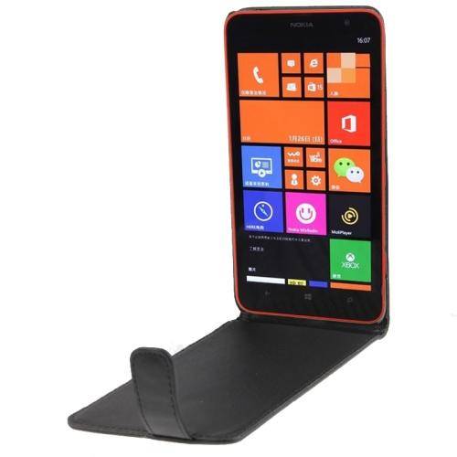 Vertical Flip Leather Case for Nokia Lumia 1320 (Black)..!