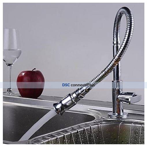 Free Rotating Brass Kitchen Sink Faucet (Chrome Finish)..!