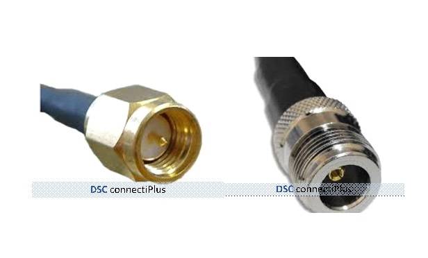 25cm HDF195 N-Type Female to SMA Male RF Cable (Black)..!
