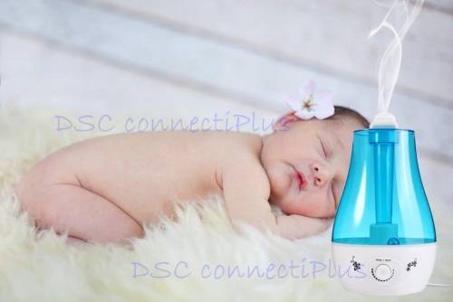 3L Tank Capacity Water Bottle Mini Home Ultrasonic Humidifier Air Purifier/Refresher w/LED Mood Lamp