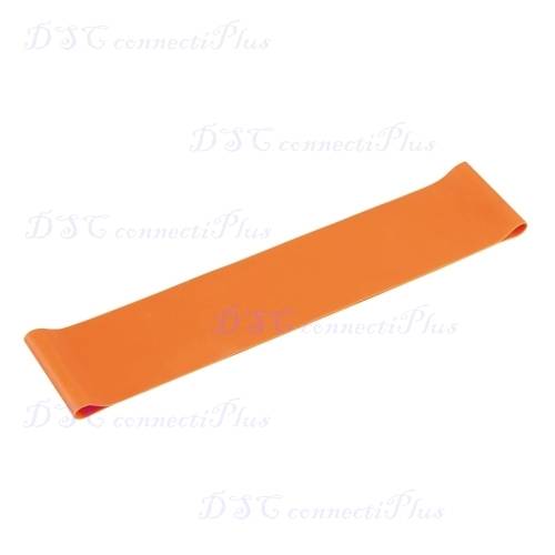 Yoga Fitness Resistance Band Elastic Latex Belt Loop Pull Strength Training (Orange)..!