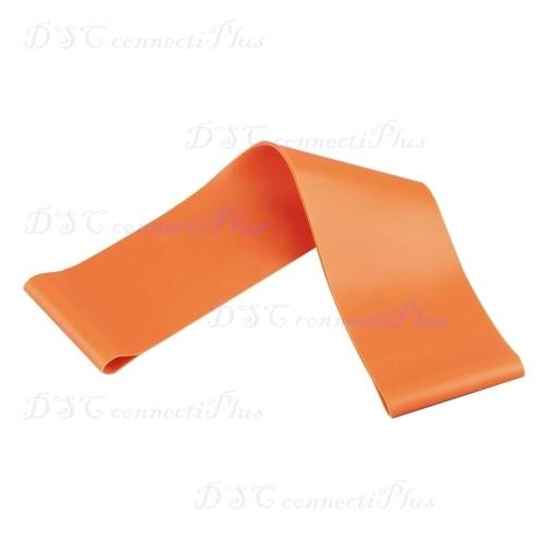 Yoga Fitness Resistance Band Elastic Latex Belt Loop Pull Strength Training (Orange)..!