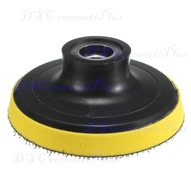 Vehemo 19 Pcs Auto Car Vehicle 80mm Polishing Buffing Pad with M10 Drill Adapter Tool Kit Set..!