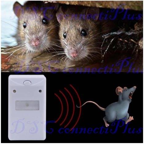 Ultrasonic Electronic Pest Control Rodent Rat Mouse Repeller Anti Mosquito (White)..!