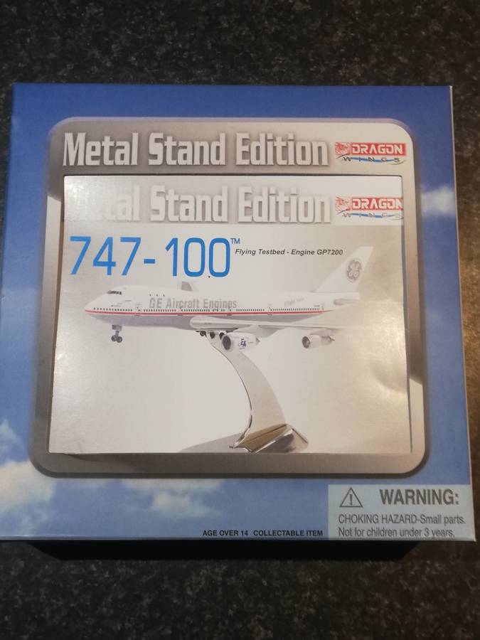 BOEING 747-100 FLYING TESTBED - ENGINE GP7200 1:400