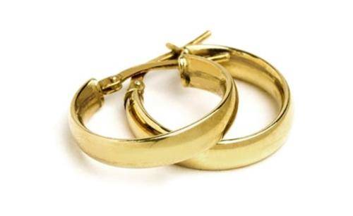 **REDUCED!** GORGEOUS SOLID 9ct YELLOW GOLD HOOP EARRINGS! FREE COURIER DELIVERY!
