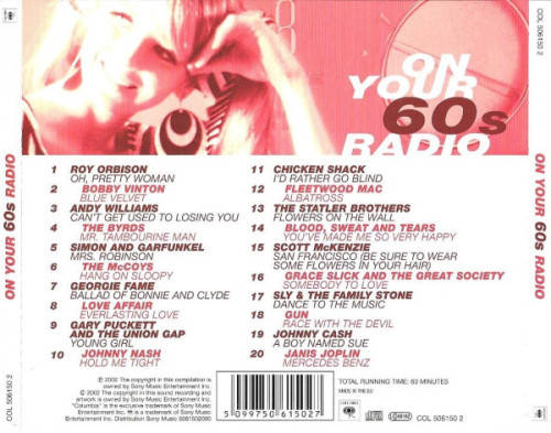 CD - ON YOUR 60'S RADIO - VARIOUS ARTISTS