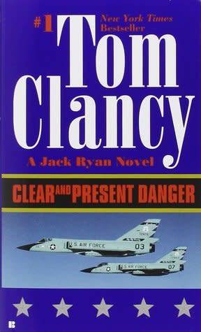 PAPERBACK - TOM CLANCY - CLEAR AND PRESENT DANGER (CONDITION NEW)
