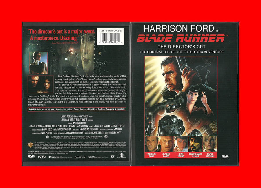SALE! RARE DVD - BLADE RUNNER  -  REGION 1 EDITION (RARE COVER)