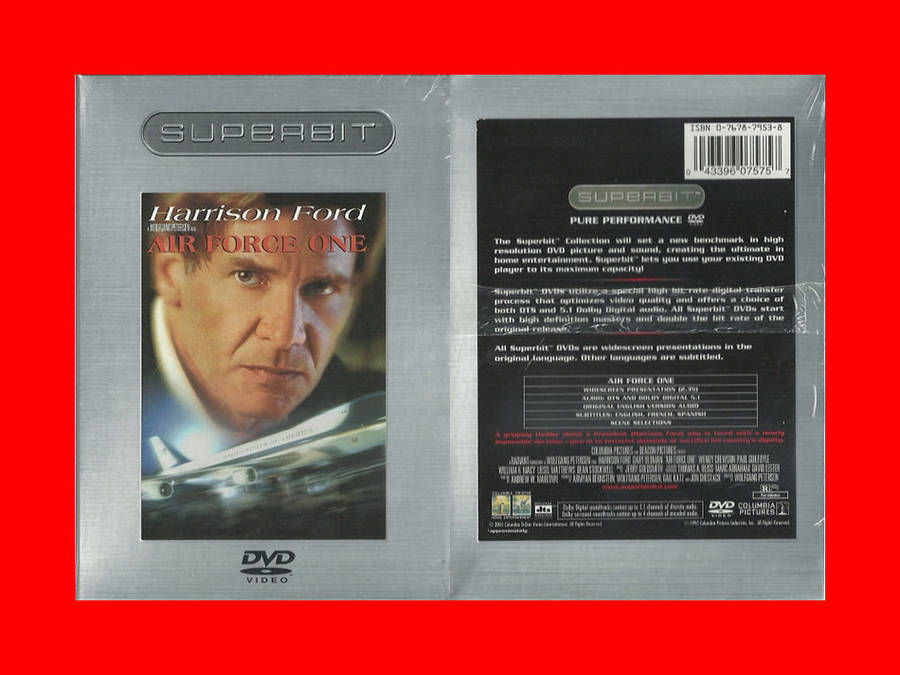 SALE! SUPERBIT RARE DVD - AIR FORCE ONE  -  REGION 1 EDITION (NEW)