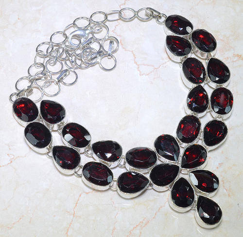 ****BLACK FRIDAY SPECIAL!!****ONE OF A KIND GARNET GEMSTONE NECKLACE!