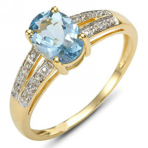 ***WOAW!!!***STUNNING NATURAL TOPAZ YELLOW GOLD RING!!!