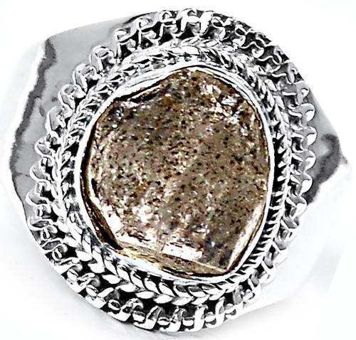 ***WOAW!!!*** GORGEOUS NATURAL HERKIMER DIAMOND IN SOLID STERLING SILVER RING!!!