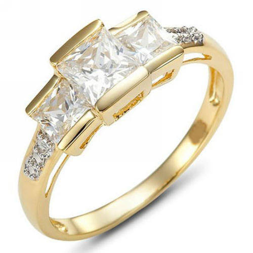 ***WOAW!!!***STUNNING SAPPHIRE YELLOW GOLD DRESS RING!!!
