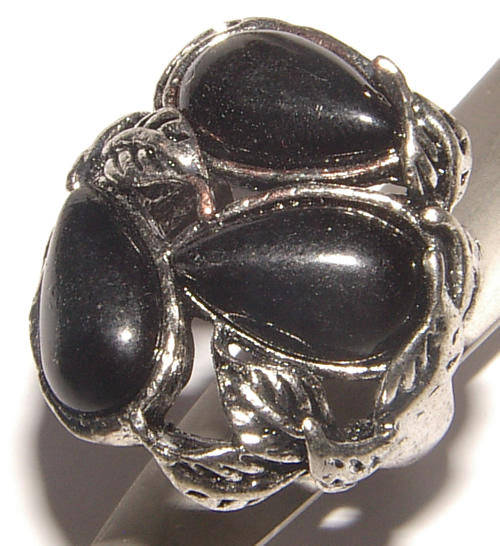 *** SIZE 6.25 *** VINTAGE STYLE IMITATION GEMSTONE DRESS RING - NEW!